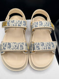 Dioract sandals in chambray blue
