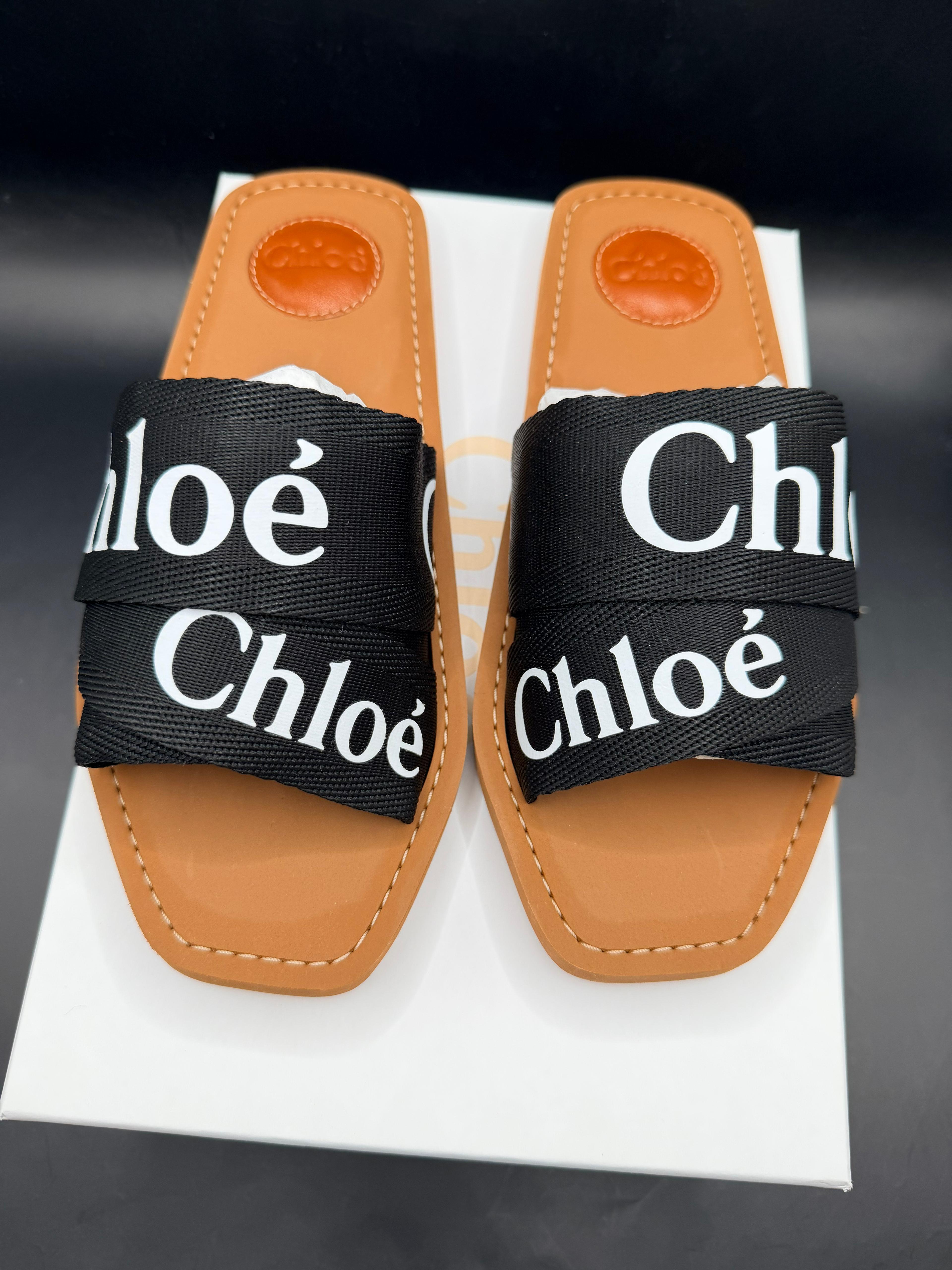 Chloe woody sandals