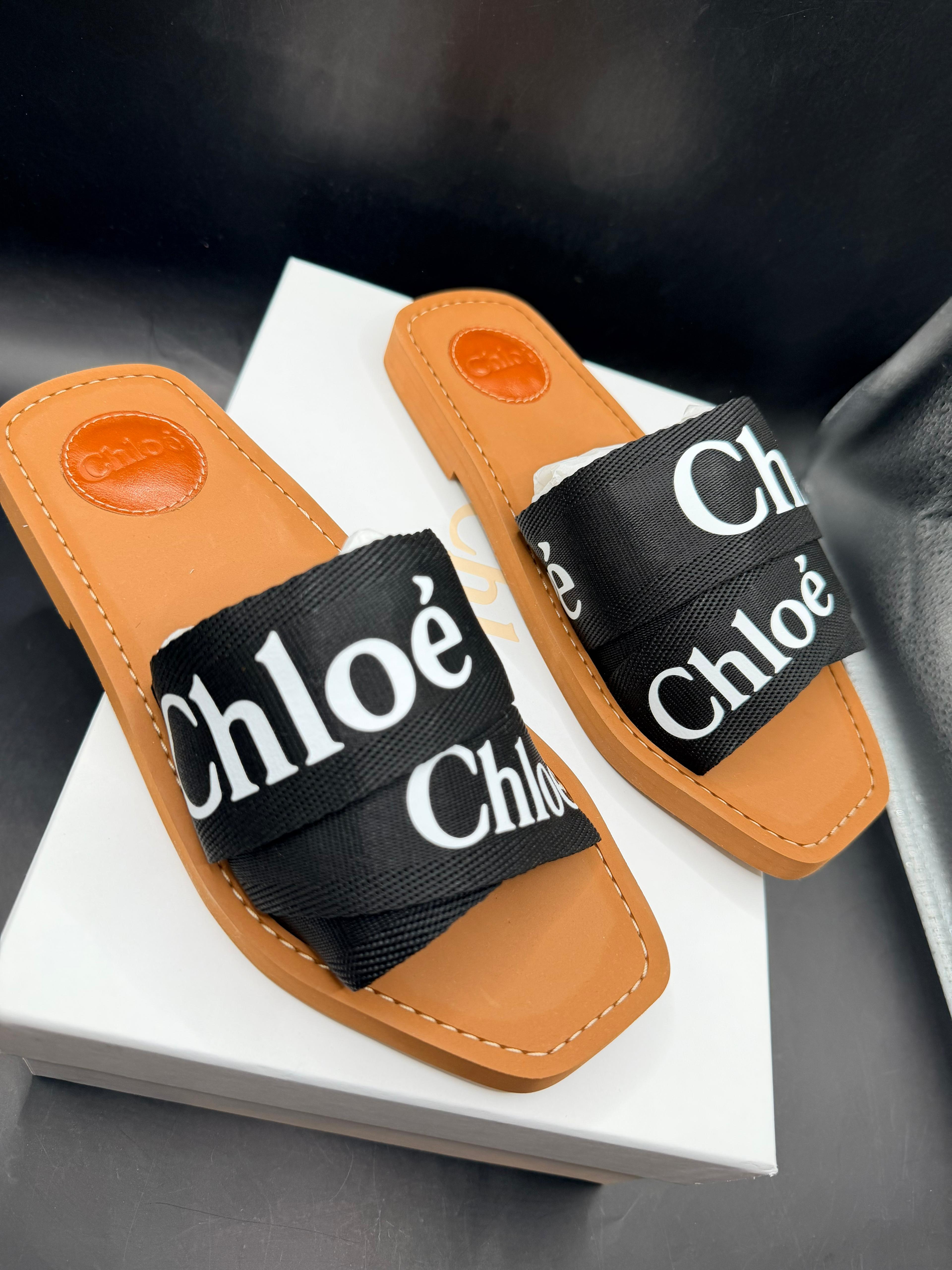 Chloe woody sandals