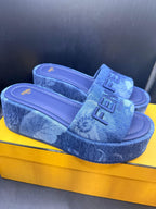 Fendi platform slides