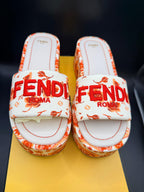 Fendi platform slides