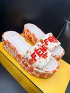 Fendi platform slides
