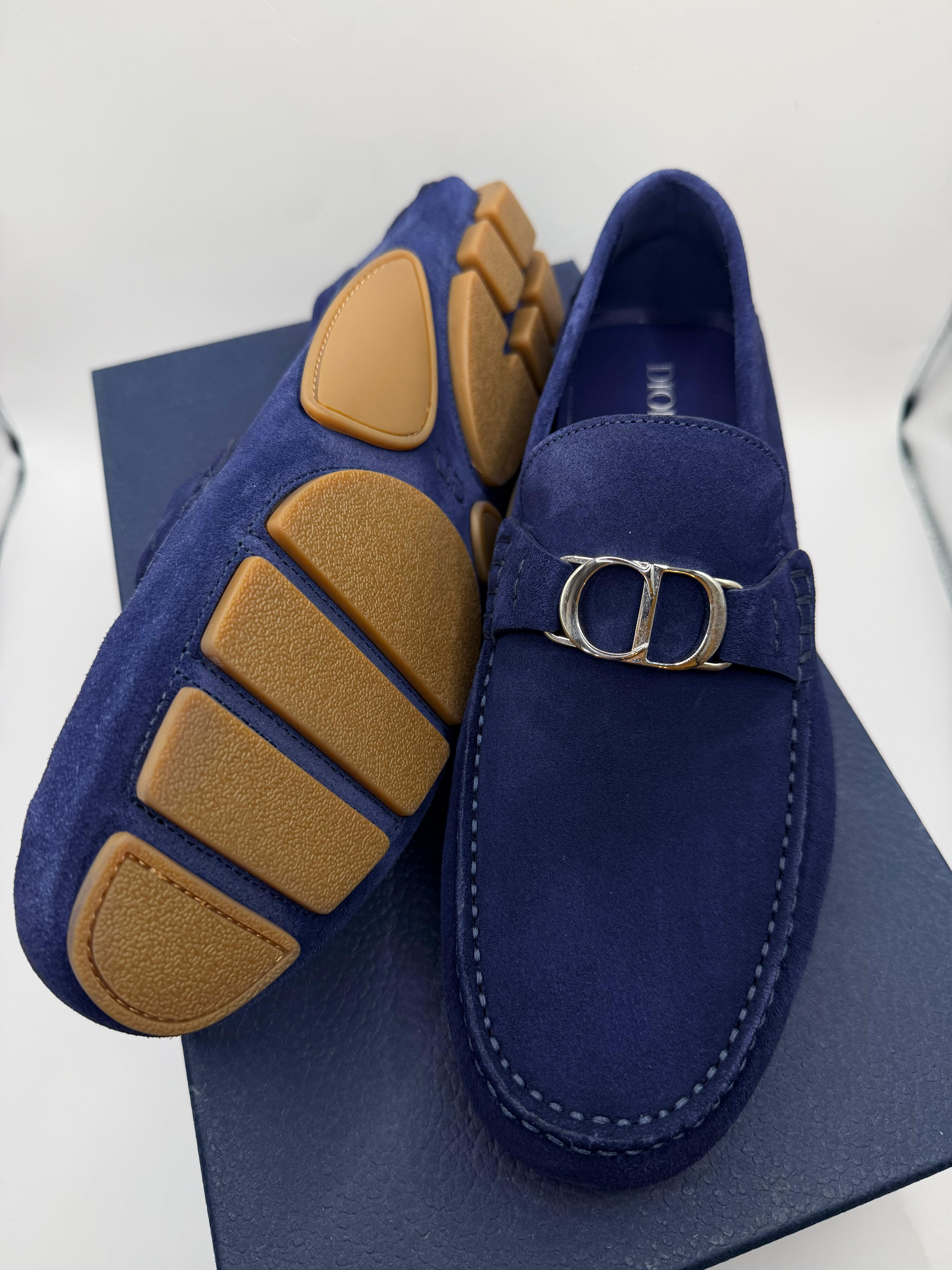 Christian Dior suede men’s drivers