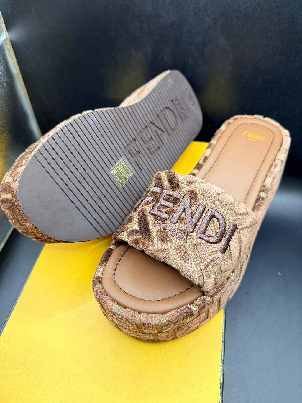 Fendi platform sandals